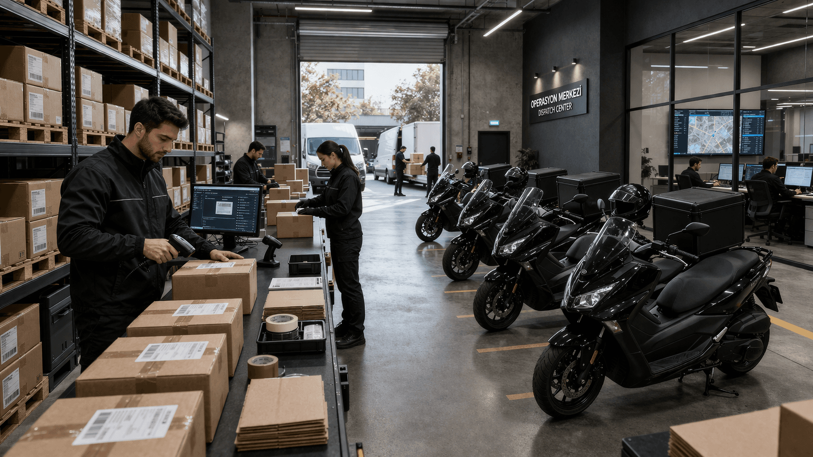 İstanbul Anadolu Yakası'nda moto kurye ile hızlı evrak ve paket teslimatı