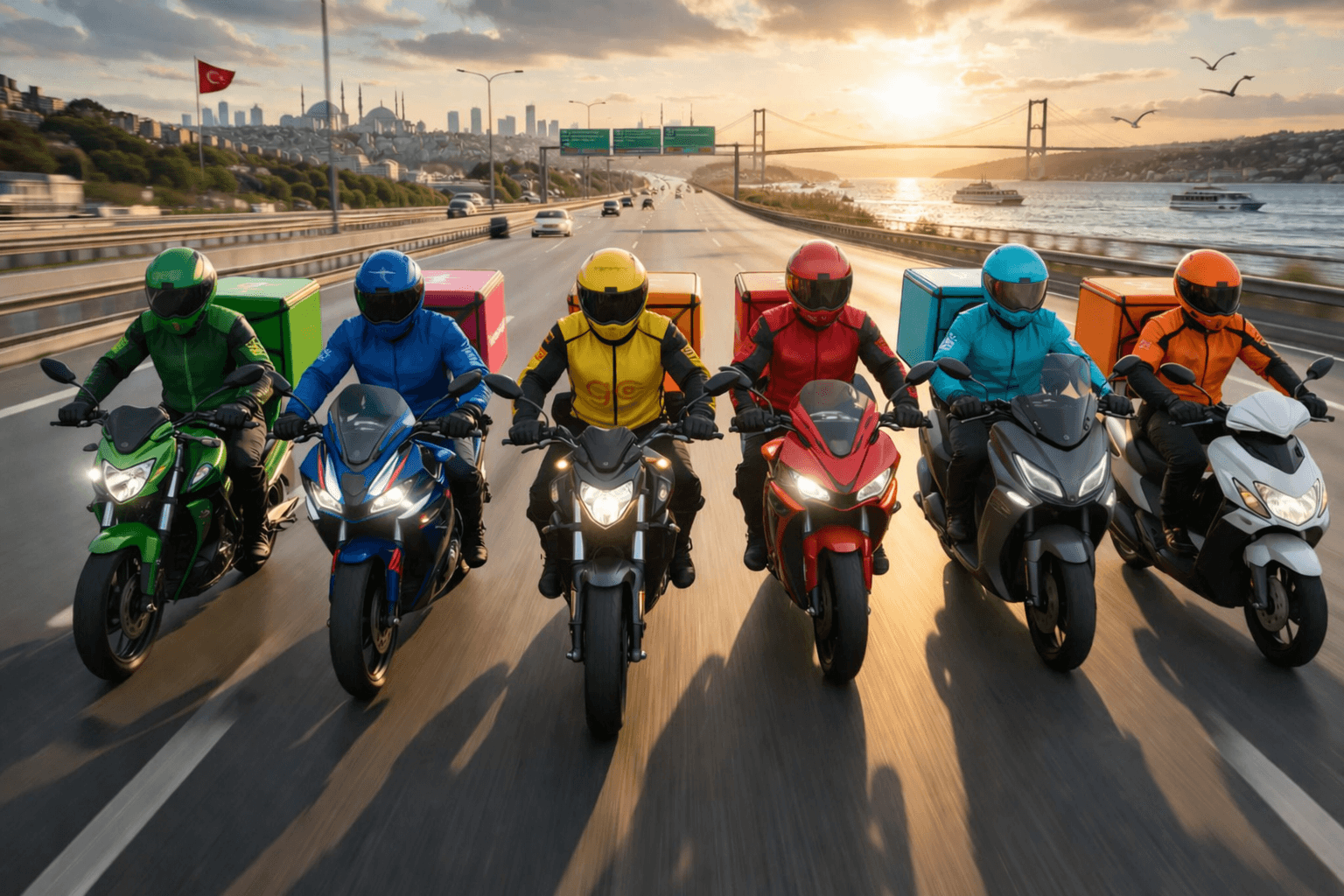 Şirinevler bölgesinde moto kurye ile evrak ve küçük paket teslimatı